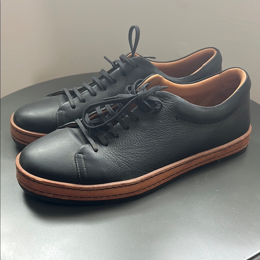 Clergerie Black Leather Sneakers – Size 39 - Picture 6 of 11